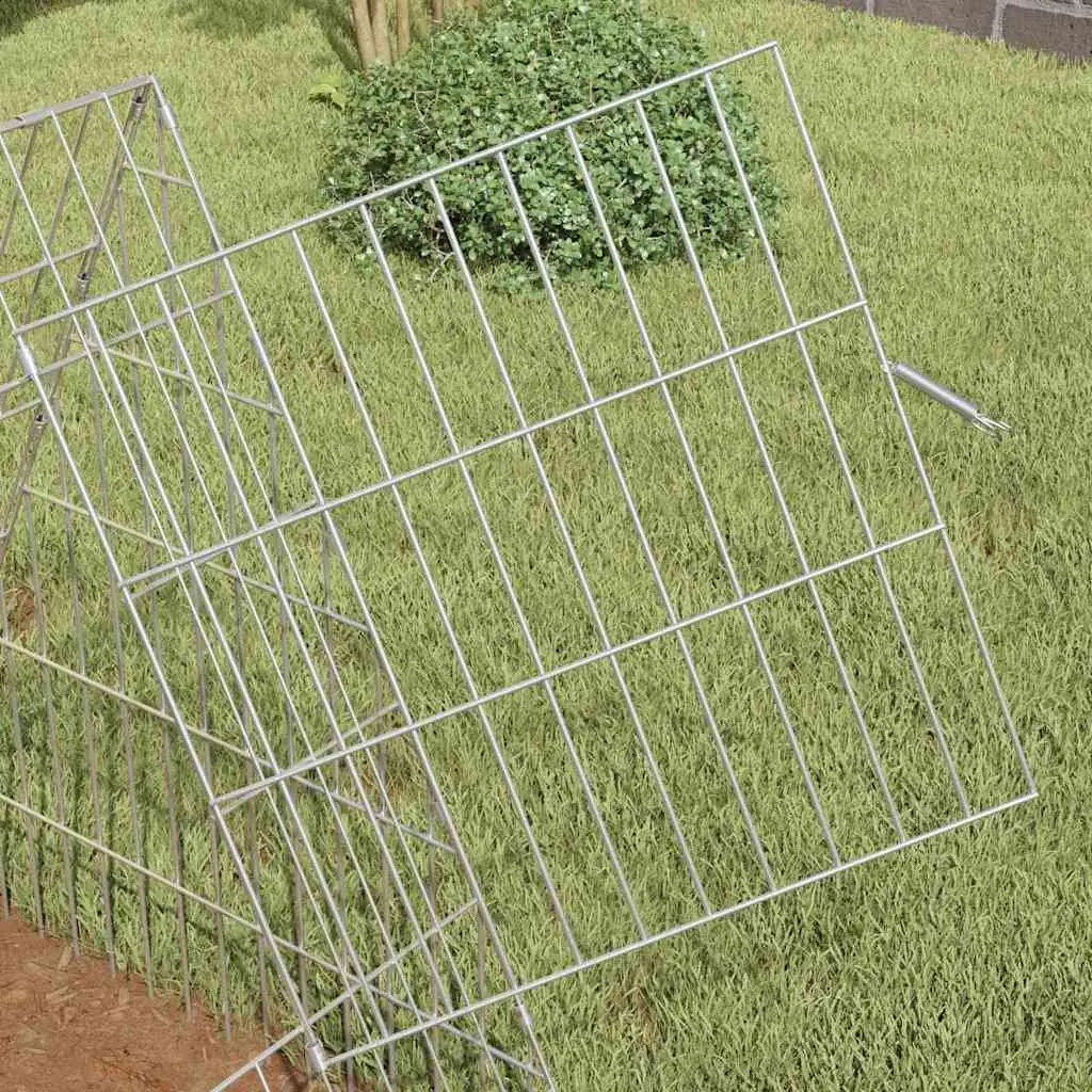 Rabbit Cage Galvanised Steel Outdoor Garden 110x55x55cm