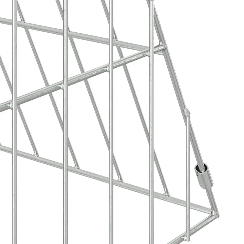 Rabbit Cage Galvanised Steel Outdoor Garden 110x55x55cm