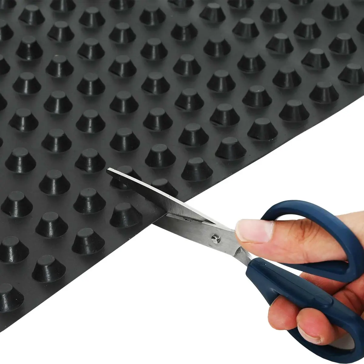 Dimpled Drainage Sheet Black 0.5 x 20 m HDPE for Garden Terrace Landscaping Water Management
