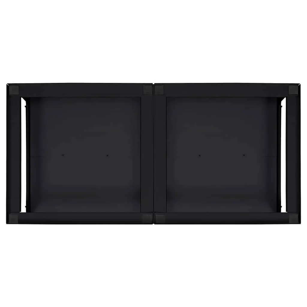 Washing Machine Pedestal 2 pcs Height Elevation Steel Black