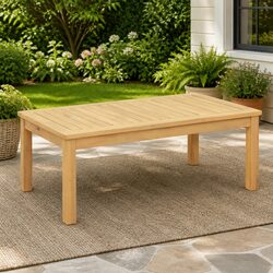 Coffee Table Solid Acacia Wood Garden Patio Outdoor Indoor Furniture Brown