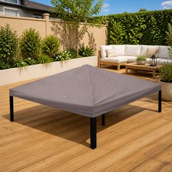 Gazebo Cover 300x300cm Outdoor Patio Shade Canopy Taupe Waterproof Collapsible