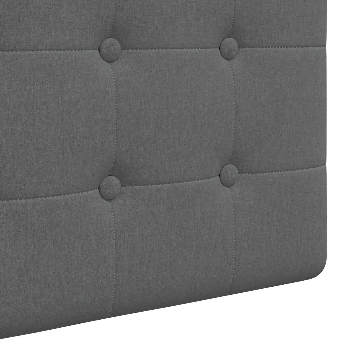 Hanging Headboard Fabric Upholstered Grey Wall Mount Modern Decor