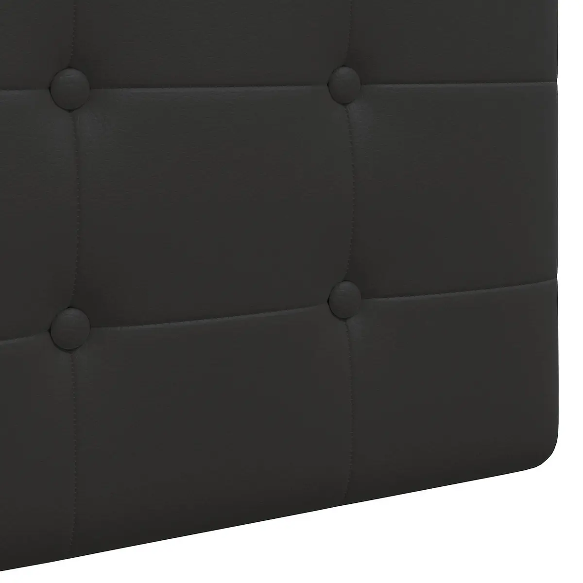 Hanging Headboard Modern Wall Mounted Black Upholstered Backrest Support