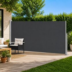 Retractable Side Awning 220 x 600 cm Outdoor Garden Patio Shade Screen
