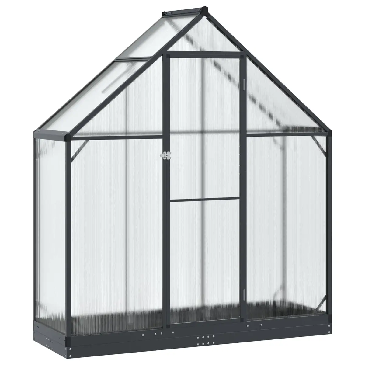 Garden Greenhouse Tunnel with Door Adjustable Height Outdoor Portable Frame