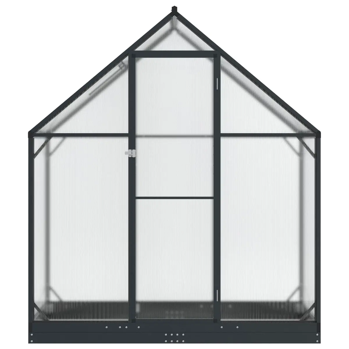 Garden Greenhouse Tunnel with Door Adjustable Height Outdoor Portable Frame