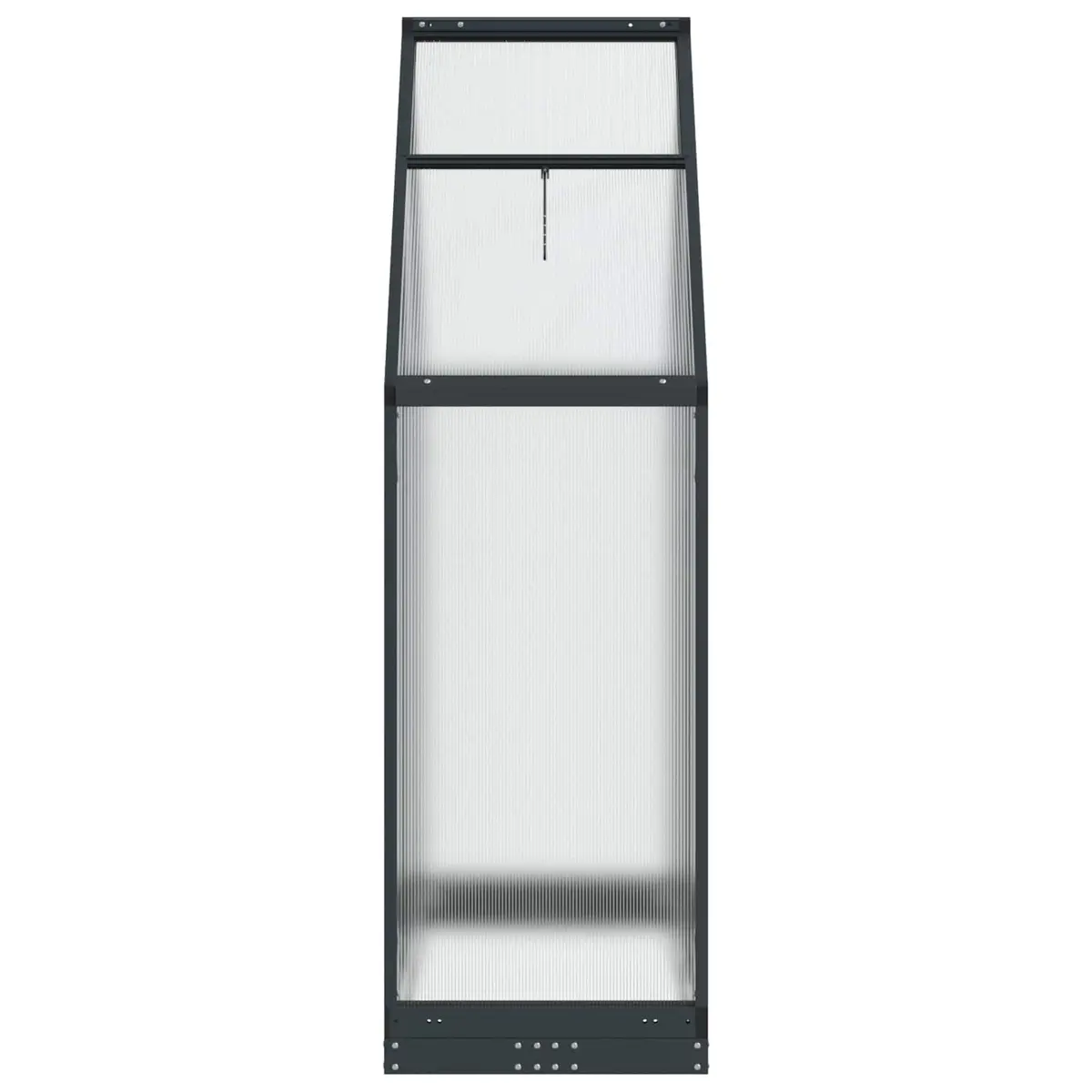 Garden Greenhouse Tunnel with Door Adjustable Height Outdoor Portable Frame