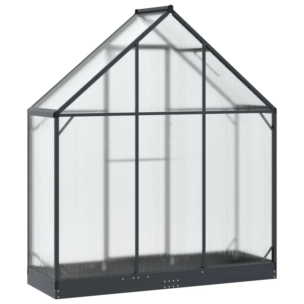 Garden Greenhouse Tunnel with Door Adjustable Height Outdoor Portable Frame