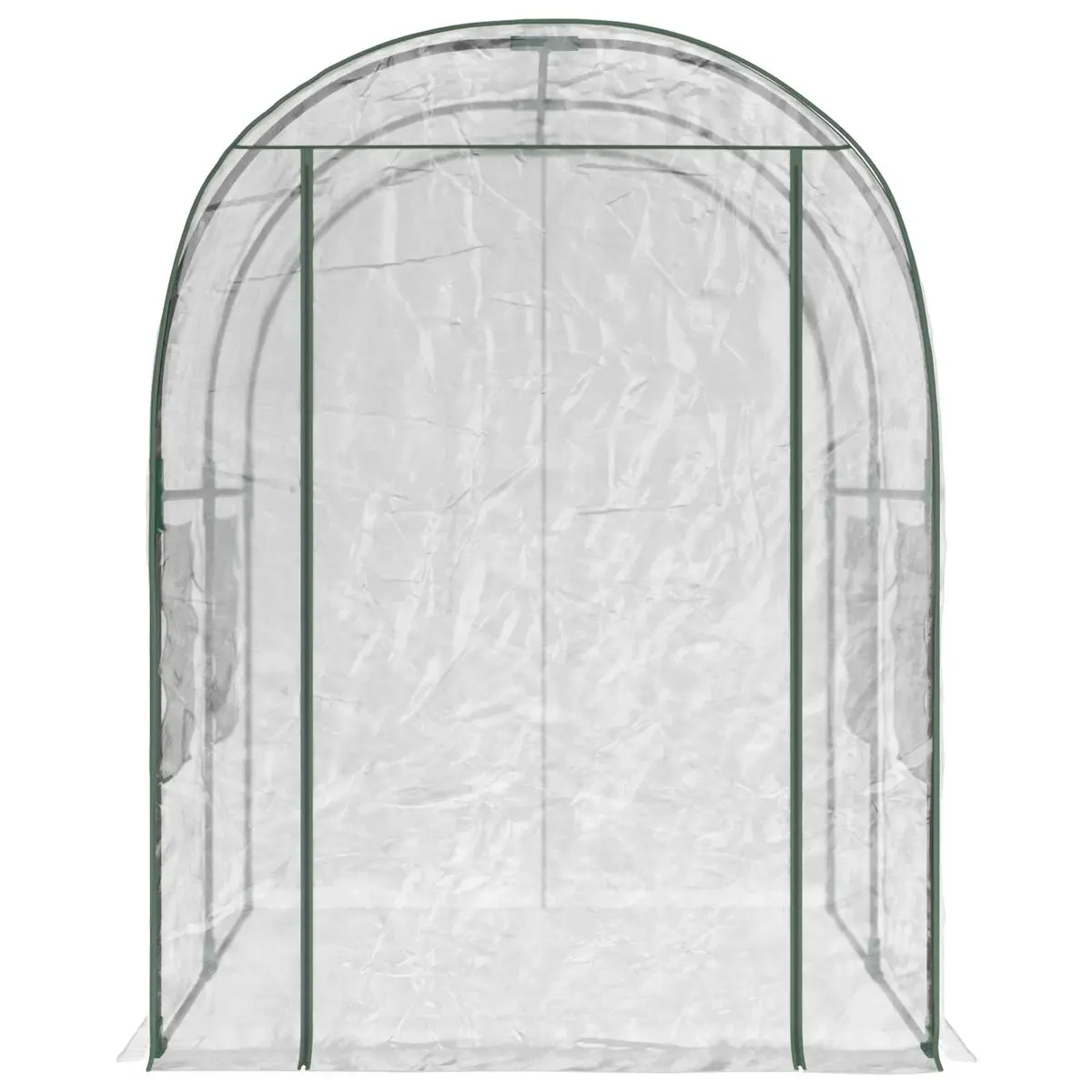 Garden Greenhouse Portable Weather-Resistant PVC Frame 160 x 200 x 192.5 cm Transparent
