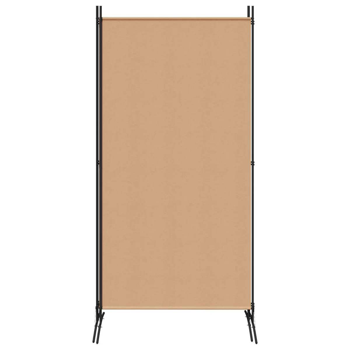 Room Divider 3-Panel Folding Privacy Screen Beige 260 x 180 cm Indoor Partition