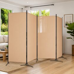 6-Panel Room Divider Folding Privacy Screen Indoor Bedroom Living Space