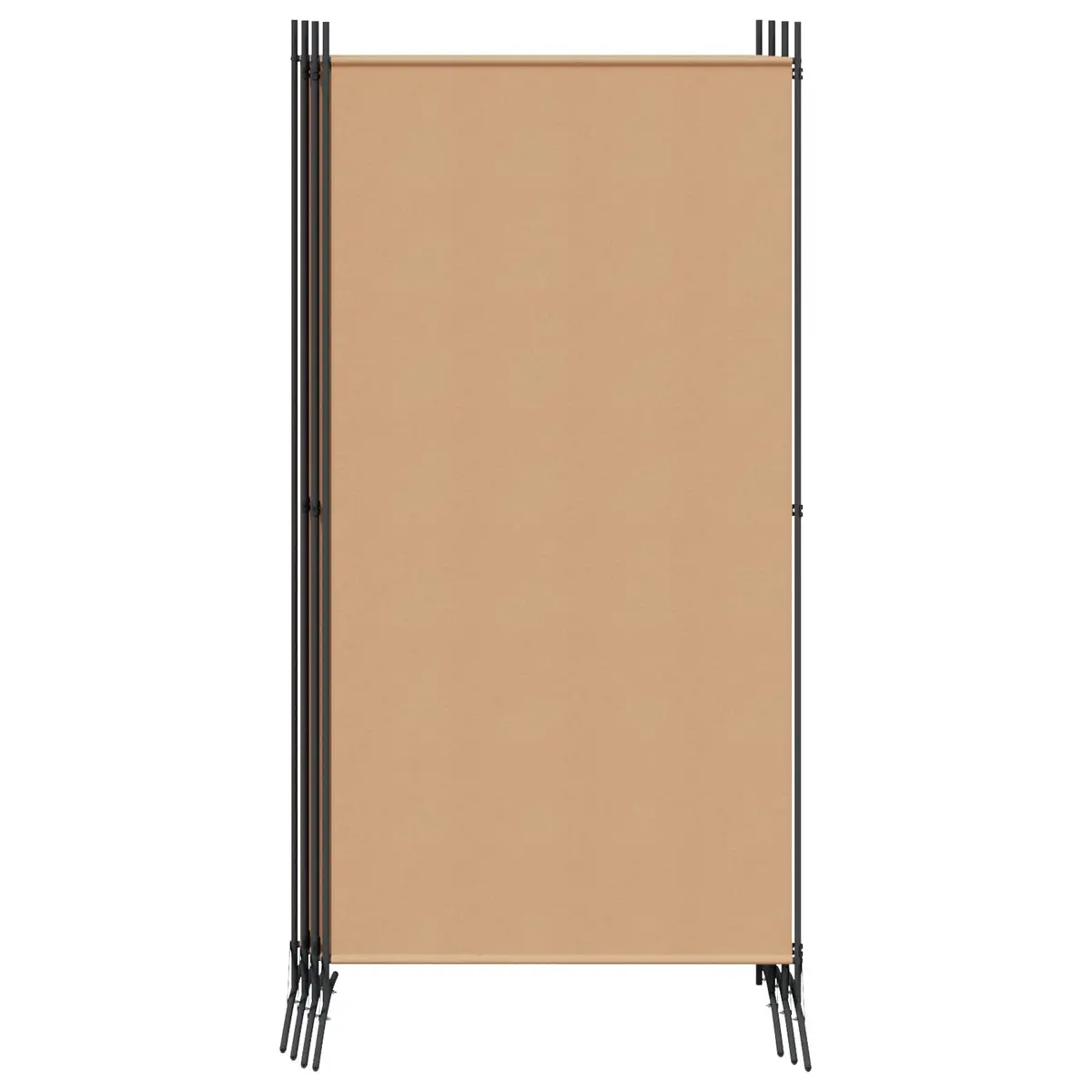 6-Panel Room Divider Folding Privacy Screen Indoor Beige