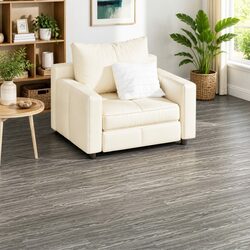 PVC Flooring Planks 18 pcs Dark Grey Self-Adhesive Indoor 2.51 m² Rigid