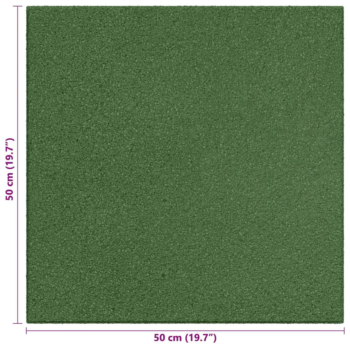 Outdoor Fall Protection Tiles 50 x 50 cm Garden Safety Flooring Rubber 6 Pack