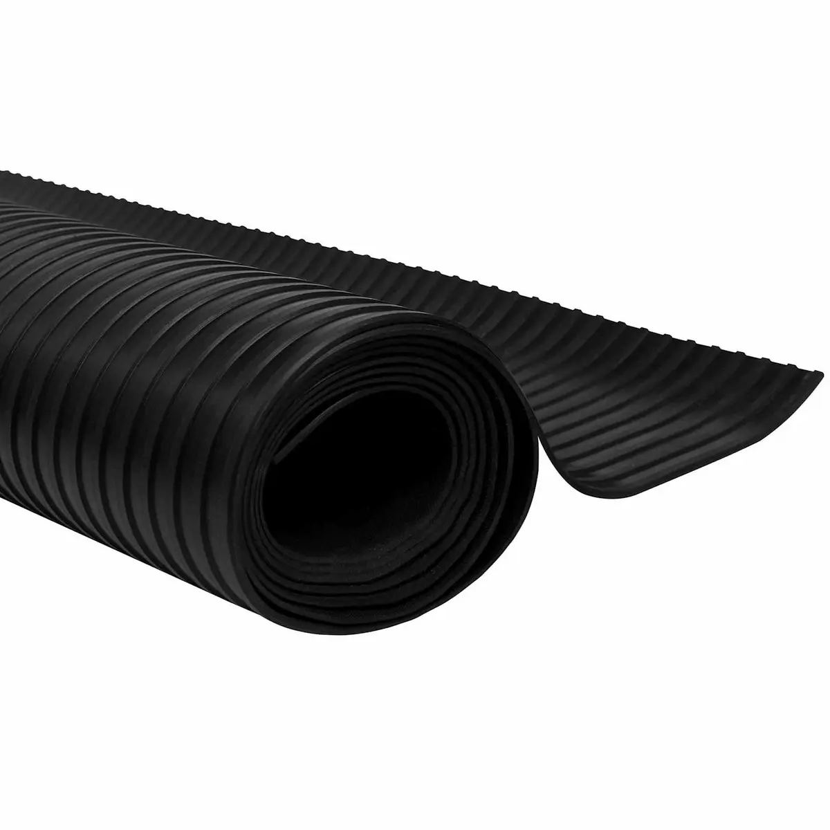 Rubber Floor Mat Durable Heavy Duty Outdoor 1x5m Black
