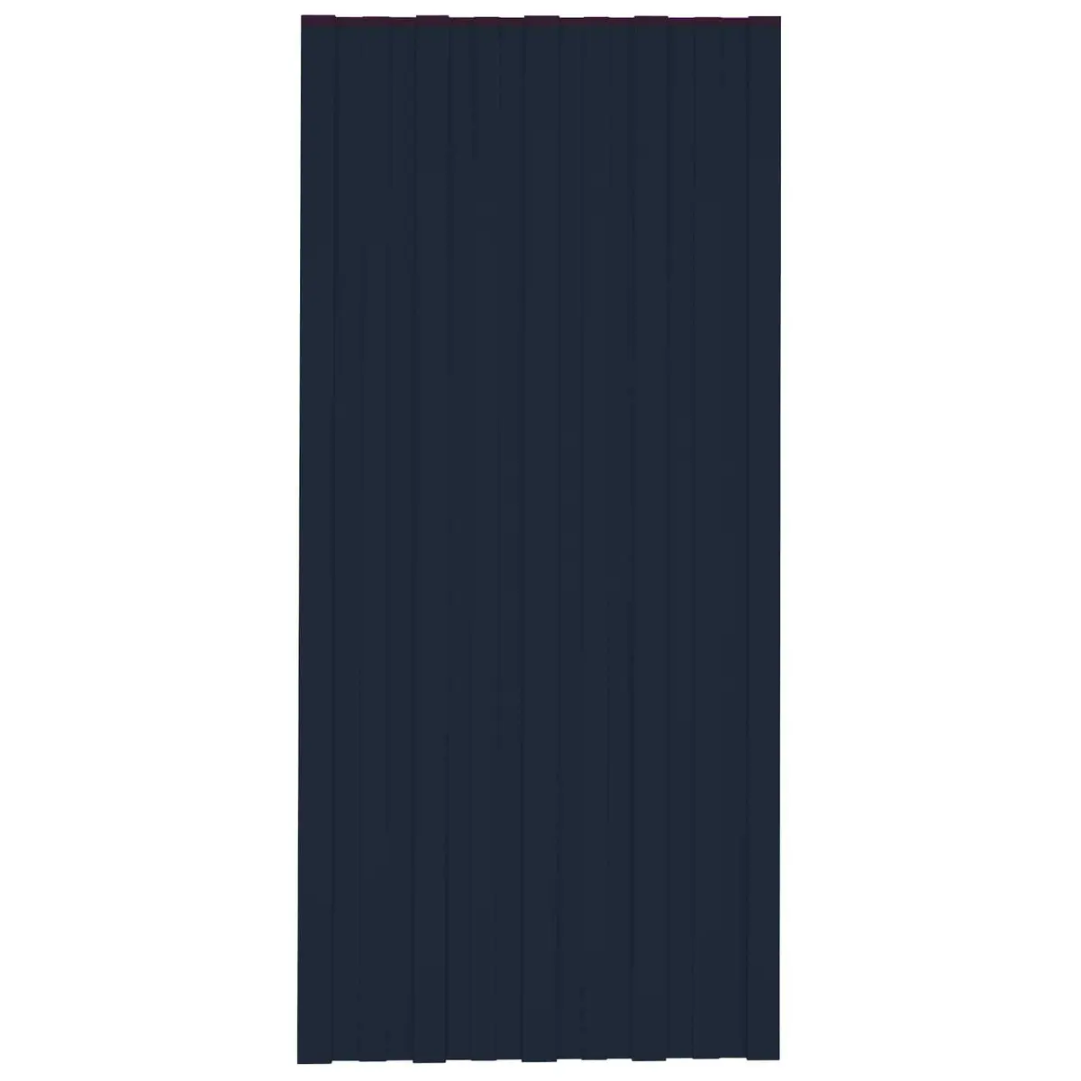 Roof Panel Galvanised Steel Rectangular 100 x 45 cm Anthracite 12 Piece