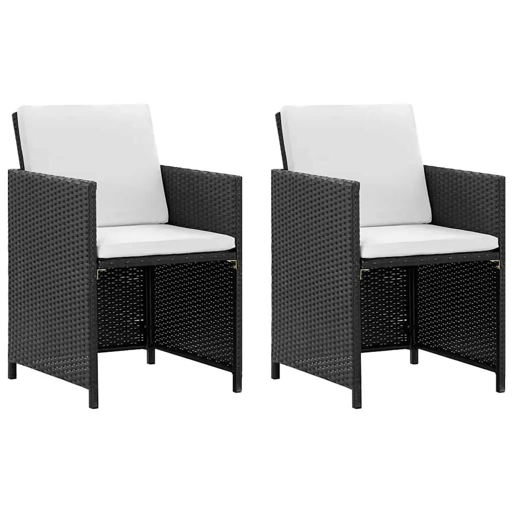 Outdoor Dining Set 5 Piece Poly Rattan Garden Furniture Patio Table Chairs