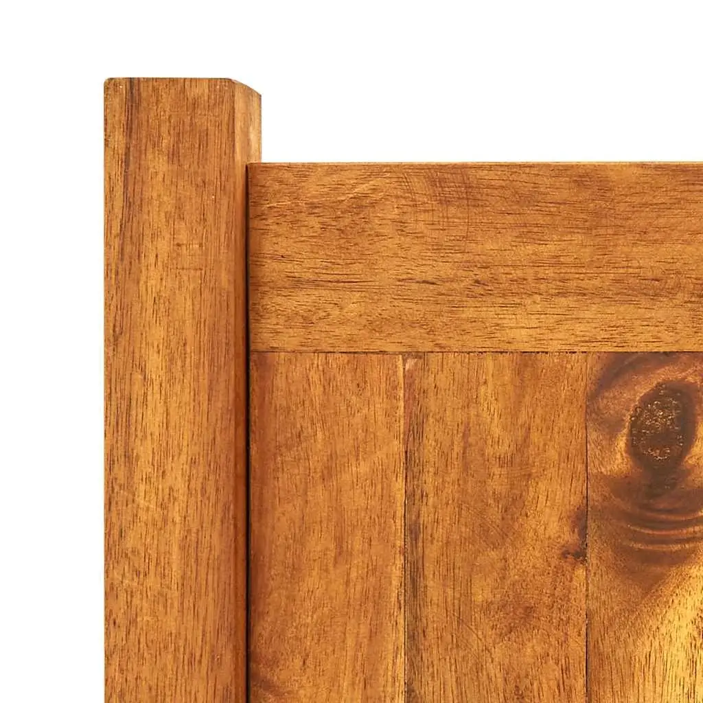 Wooden Raised Bed Planter Box Outdoor Vegetable Herbs Flowers 150x30x25cm Brown Acacia Wood