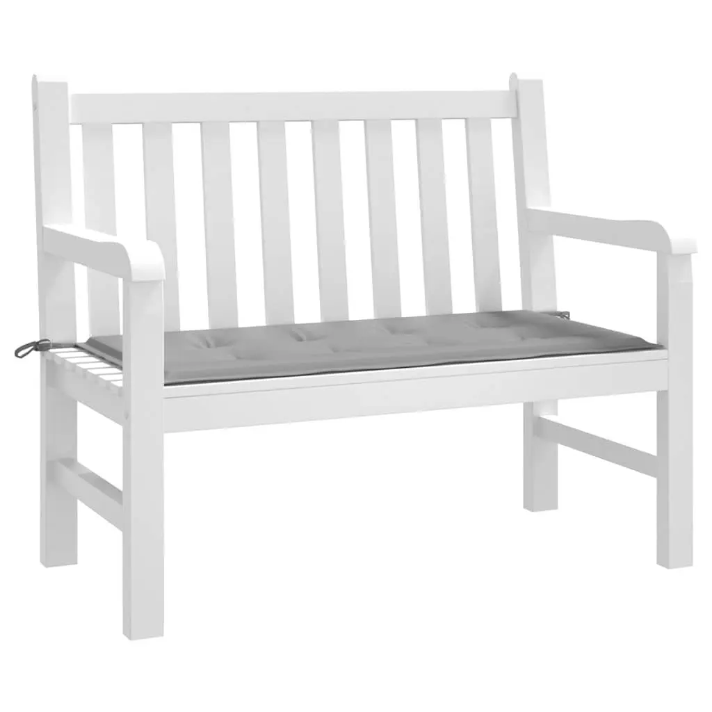 Garden Bench Cushion Oxford Fabric Grey 120x50x3 cm Outdoor Patio Seat Pad