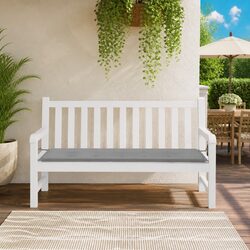 Garden Bench Cushion Grey 150x50x3cm Outdoor Patio Seat Pad Oxford Fabric