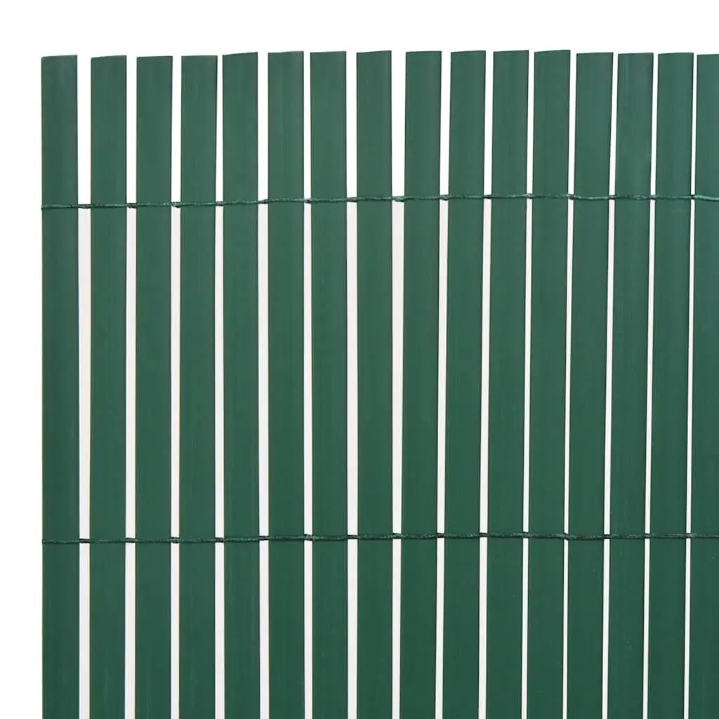 Garden Fence Panel Outdoor Privacy Barrier 150 x 500 cm Green PVC Enclosure
