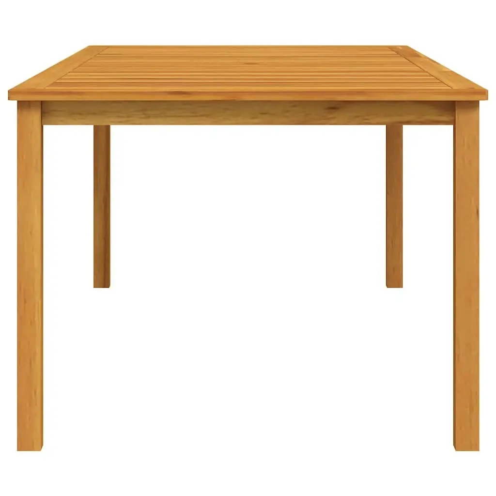 Outdoor Dining Table Solid Wood Brown 200x100cm