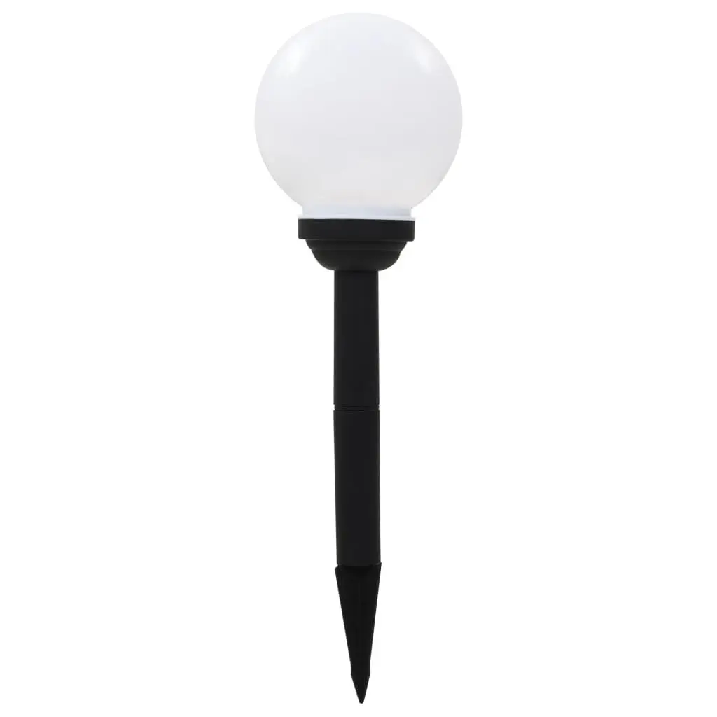 Outdoor Solar LED Spherical Lamps Colour Changing 15cm 4 Piece