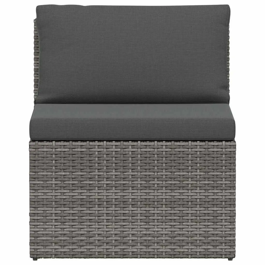 4 Piece Garden Lounge Sofa Set Chairs Footrest Outdoor Patio Rattan Cushions