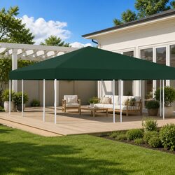 Gazebo Top Cover 3x3 m Green Outdoor Canopy Replacement Sunshade Roof Protection