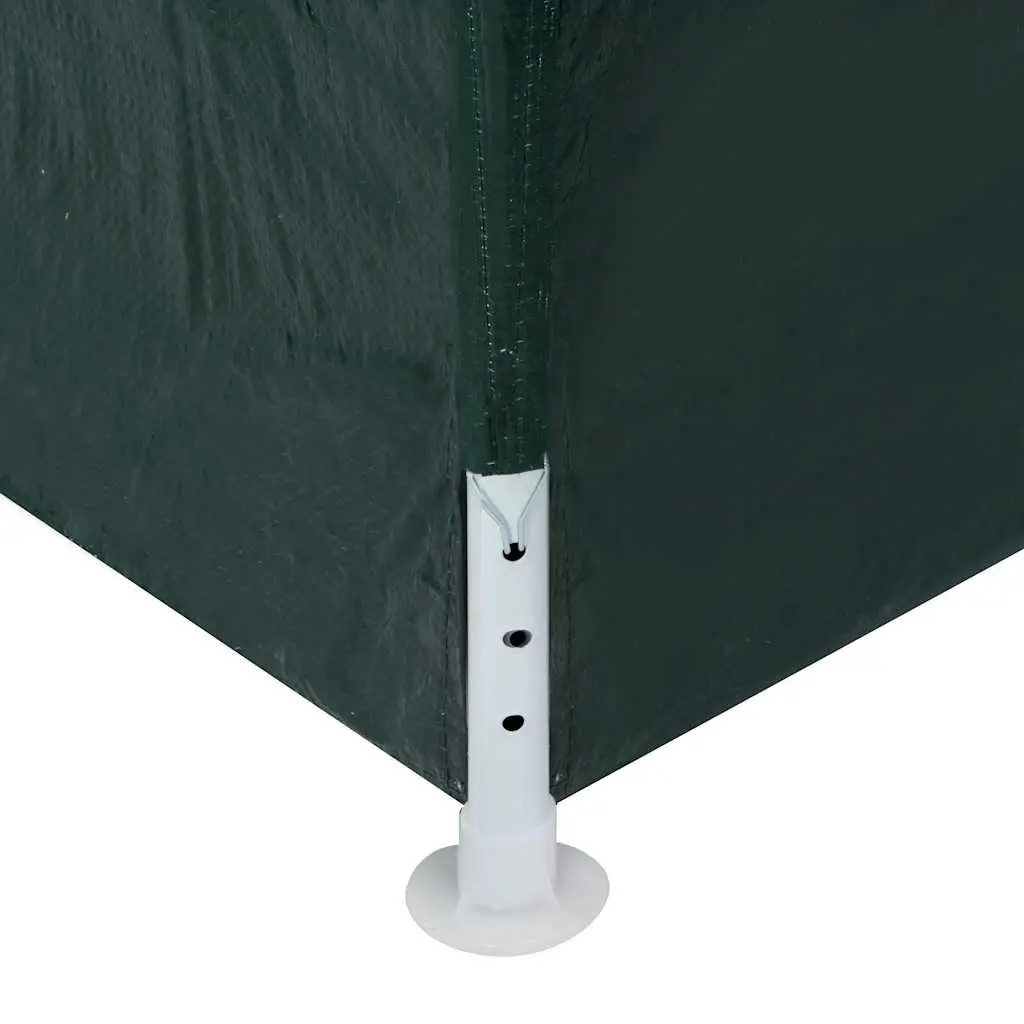 Party Tent Green Outdoor Gazebo 3x6m UV and Water Resistant Polyethylene with Side Panels