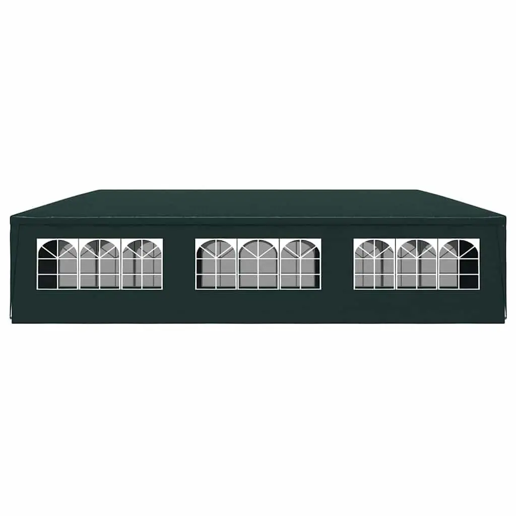 Party Tent UV and Water Resistant 3x9m Green Outdoor Canopy Gazebo with Side Panels and Door