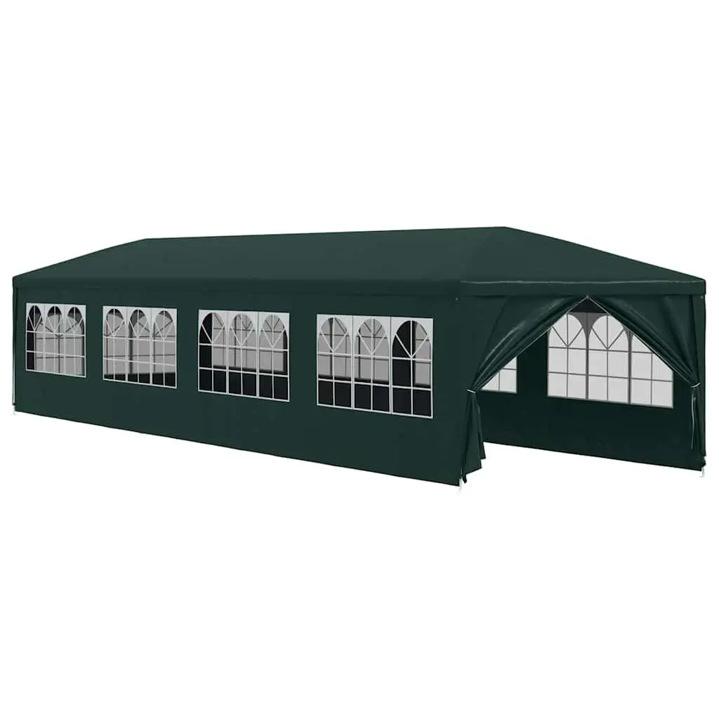 Party Tent Marquee Outdoor Canopy 3x12m Green Polyethylene Shelter