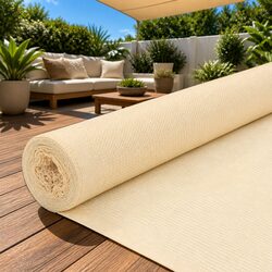 Privacy Net Garden Shade 1.5x10m Outdoor Balcony Patio Sun Protection Beige
