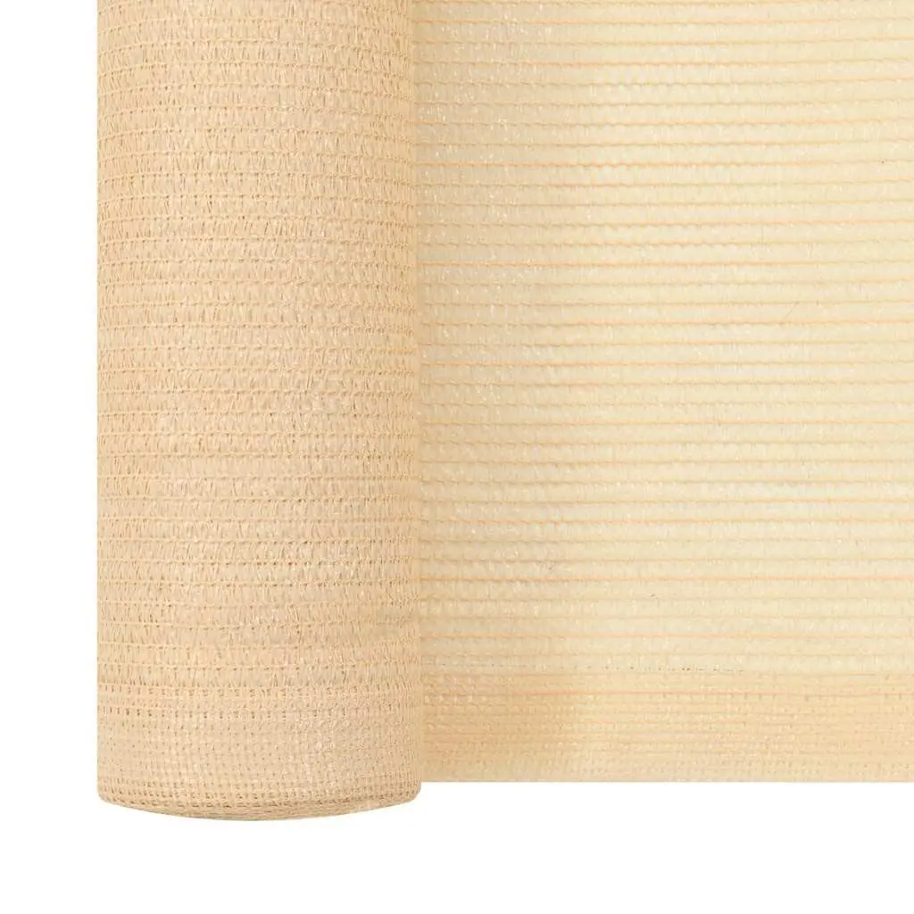 Privacy Net HDPE 1.5x25m Beige Garden Shade Windbreak Outdoor