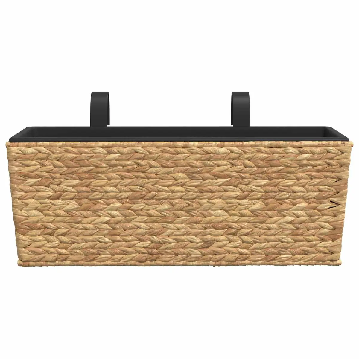 Water Hyacinth Planters Set 2 pcs Indoor Plant Pots Removable Containers Brown