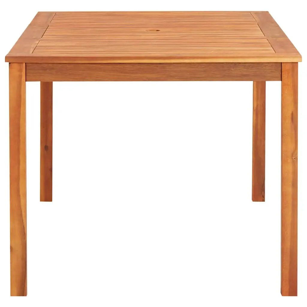 Outdoor Dining Table 150x90x74 cm Garden Patio Furniture Brown Wood
