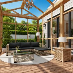 5 Piece Outdoor Garden Lounge Set Grey PE Rattan Sofa Patio Furniture Cushions