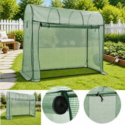 Greenhouse with Zippered Door Garden Growing Season Extension Gardening Shelter