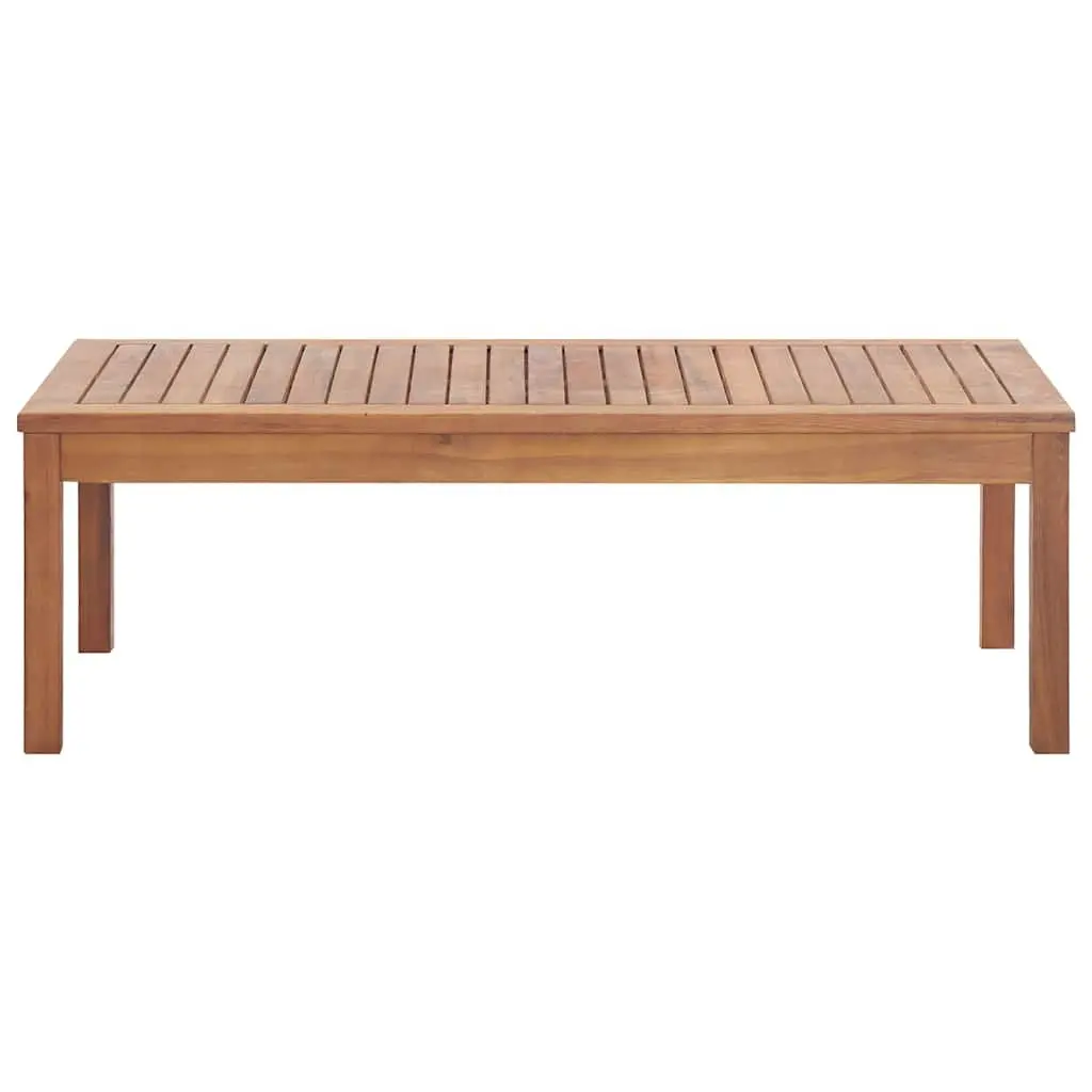 Outdoor Lounge Set 4 Piece Garden Furniture with Cushions Solid Acacia Wood Grey