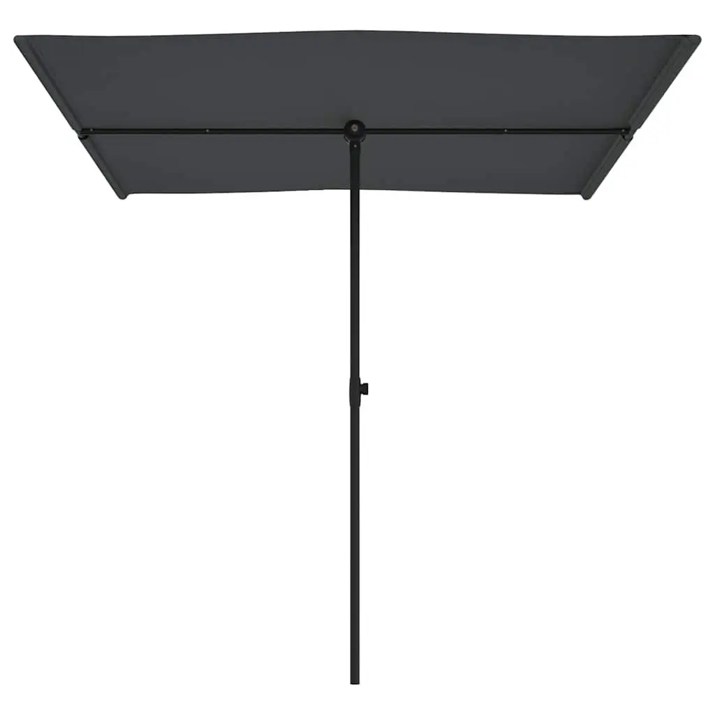 Garden Parasol UV Protective Canopy 2x1.5m Anthracite Outdoor Umbrella