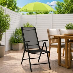 Camping Chair Parasol 105cm Outdoor Umbrella Sun Shade Garden Leisure 2 Pack