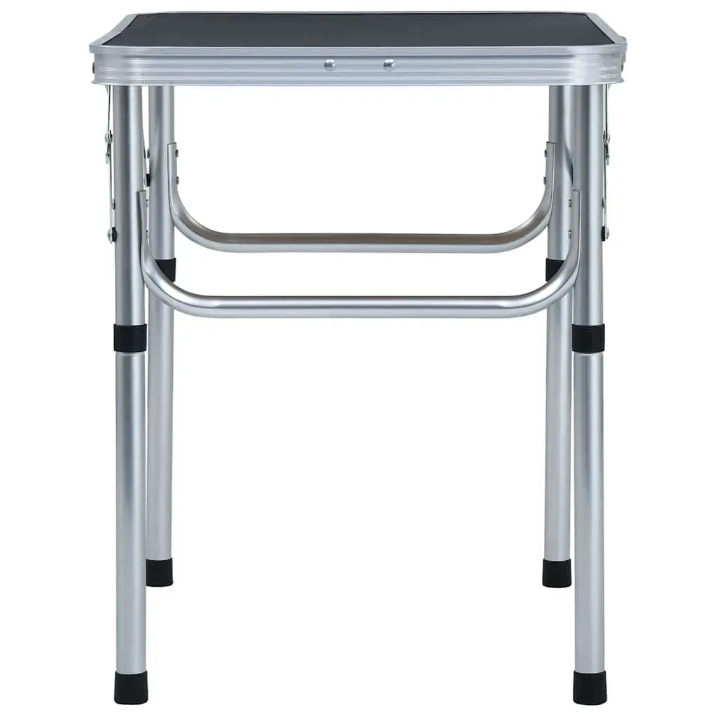 Folding Camping Table Grey Lightweight Portable Outdoor Picnic BBQ Hiking