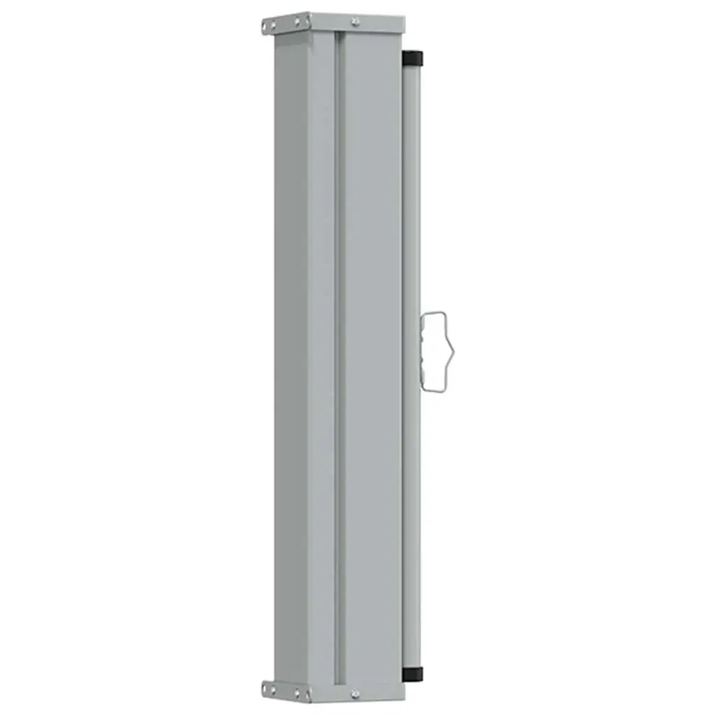 Retractable Side Awning Outdoor Privacy Screen 80x300cm Black