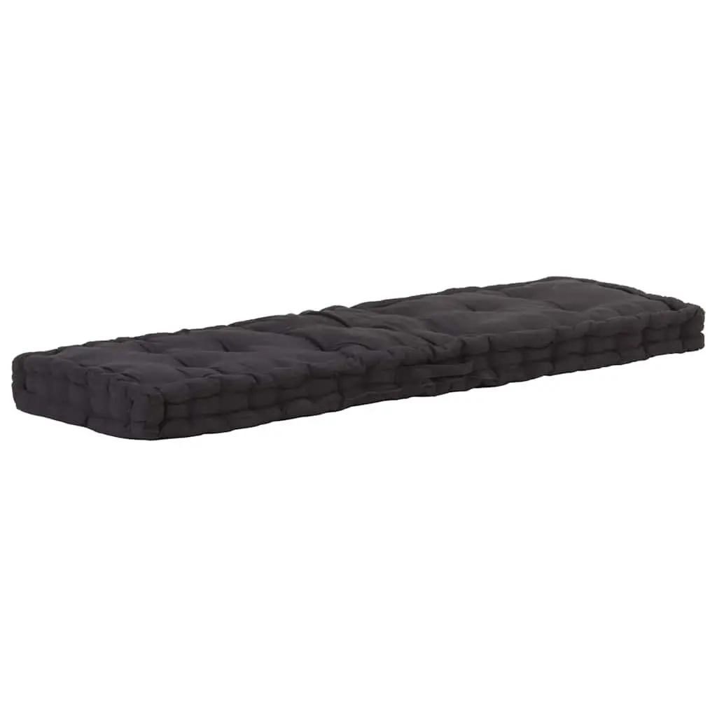 Pallet Floor Cushion Soft Cotton Black Outdoor Indoor Chair Sofa Pad Lounging Seating