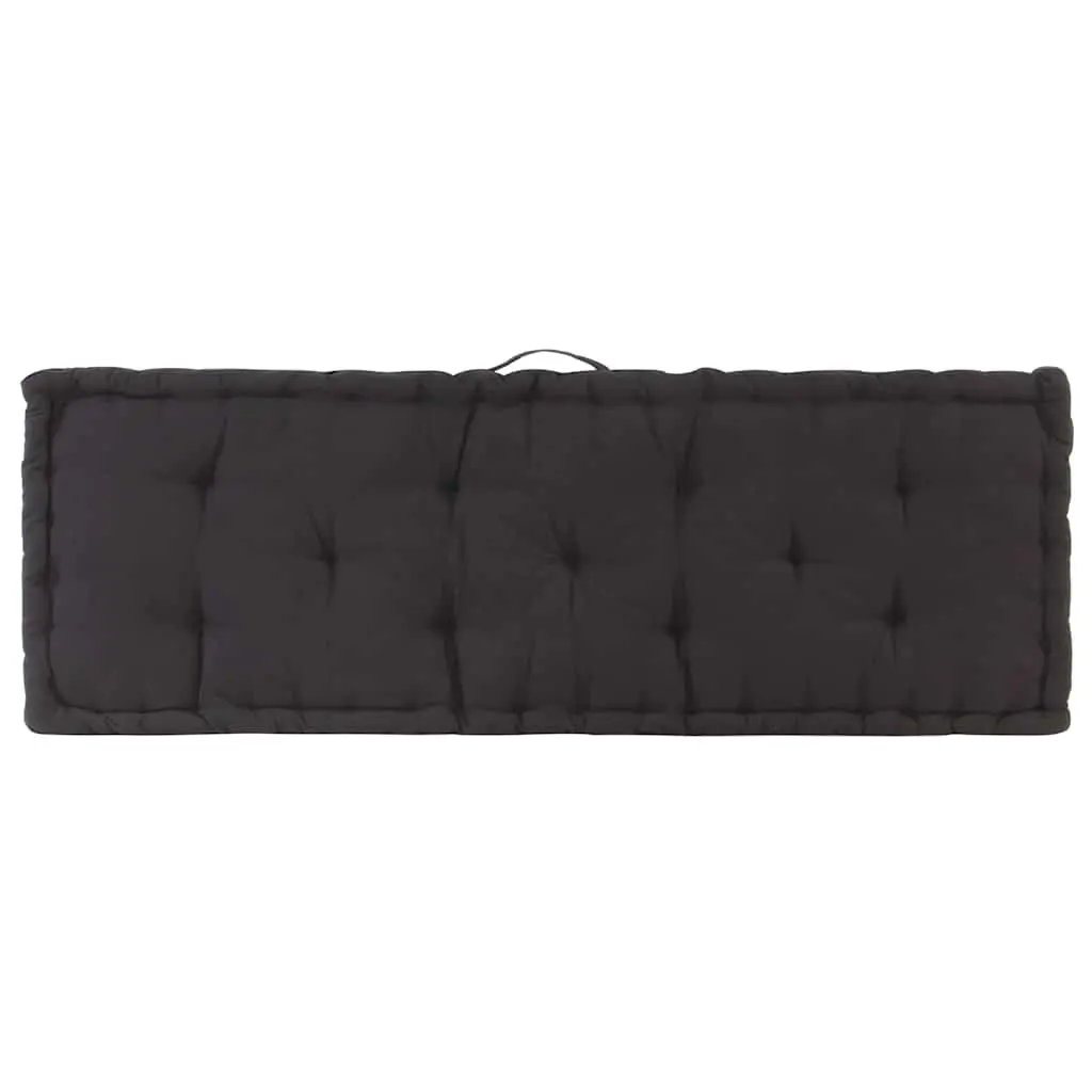 Pallet Floor Cushion Soft Cotton Black Outdoor Indoor Chair Sofa Pad Lounging Seating