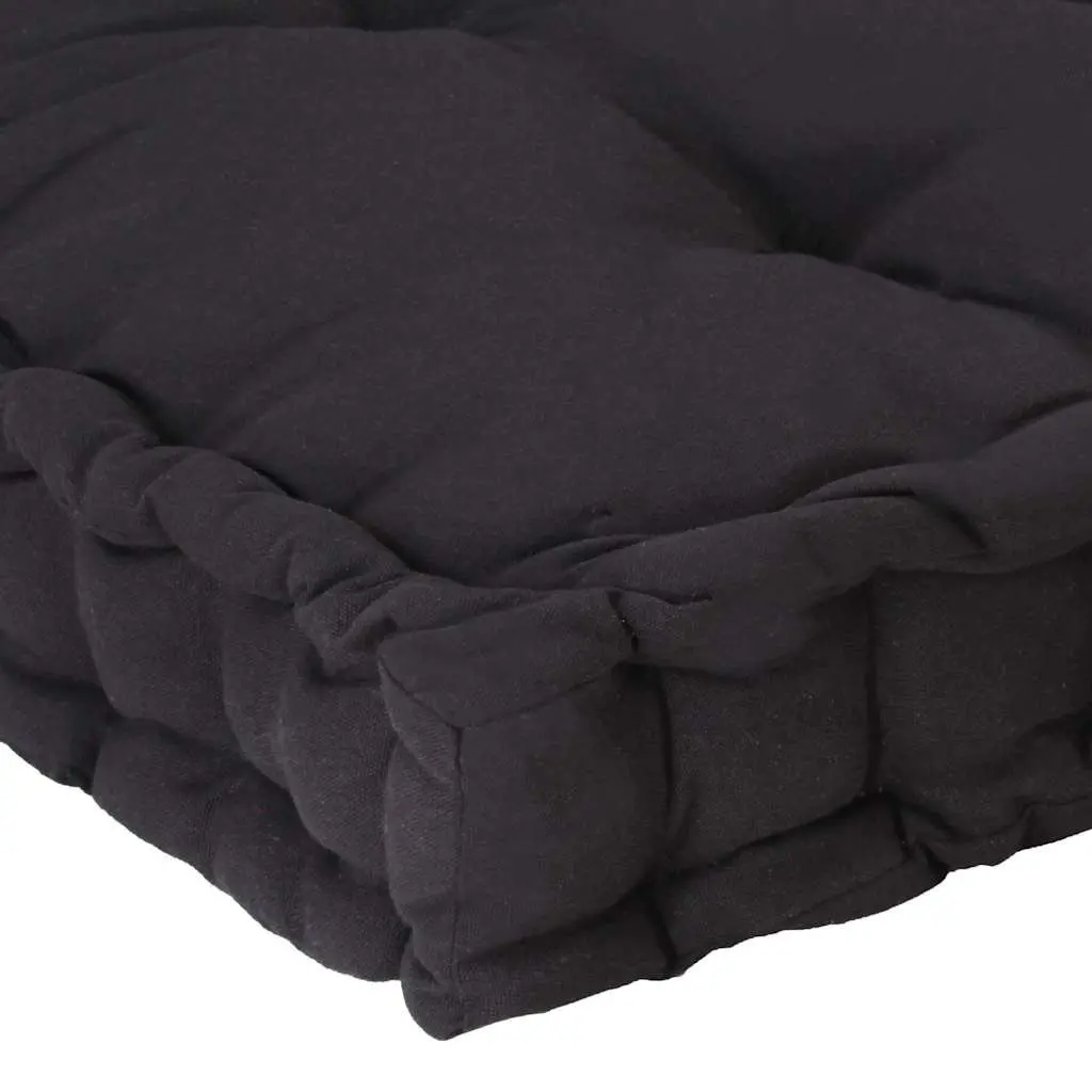 Pallet Floor Cushion Soft Cotton Black Outdoor Indoor Chair Sofa Pad Lounging Seating