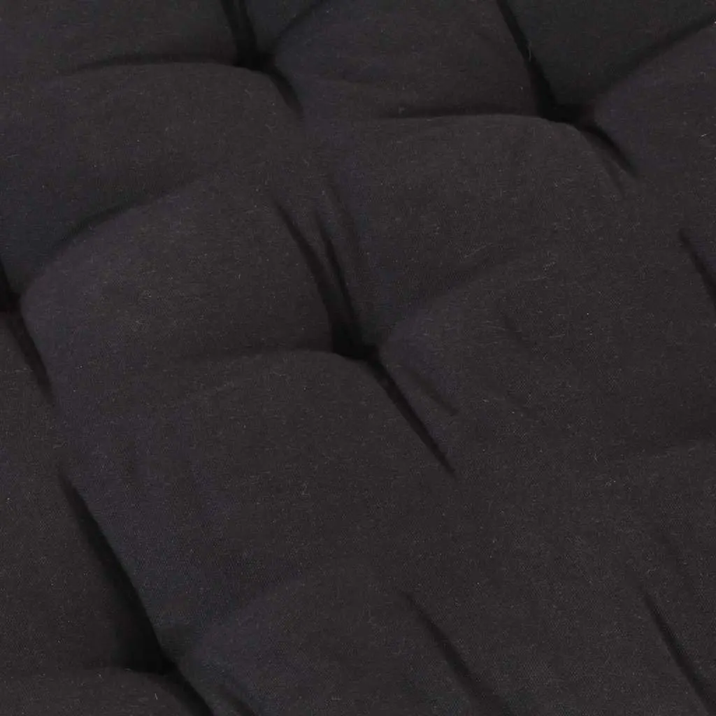 Pallet Floor Cushion Soft Cotton Black Outdoor Indoor Chair Sofa Pad Lounging Seating