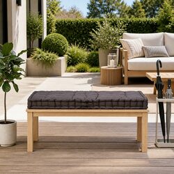 Pallet Floor Cushion Outdoor Garden Bench Pad Seat Pillow 120x80x10cm Anthracite