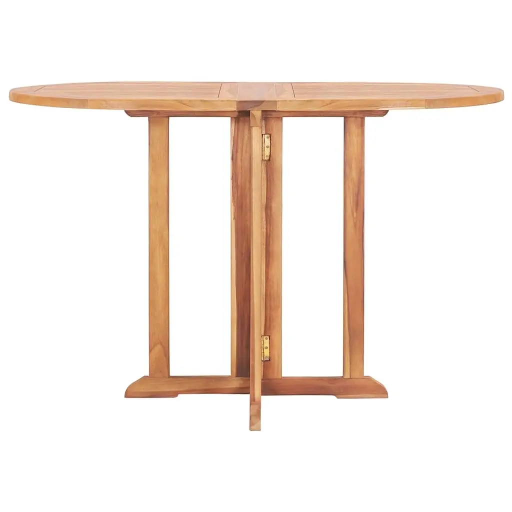 Folding Butterfly Garden Dining Table 120x70x75cm Outdoor Patio Furniture Brown